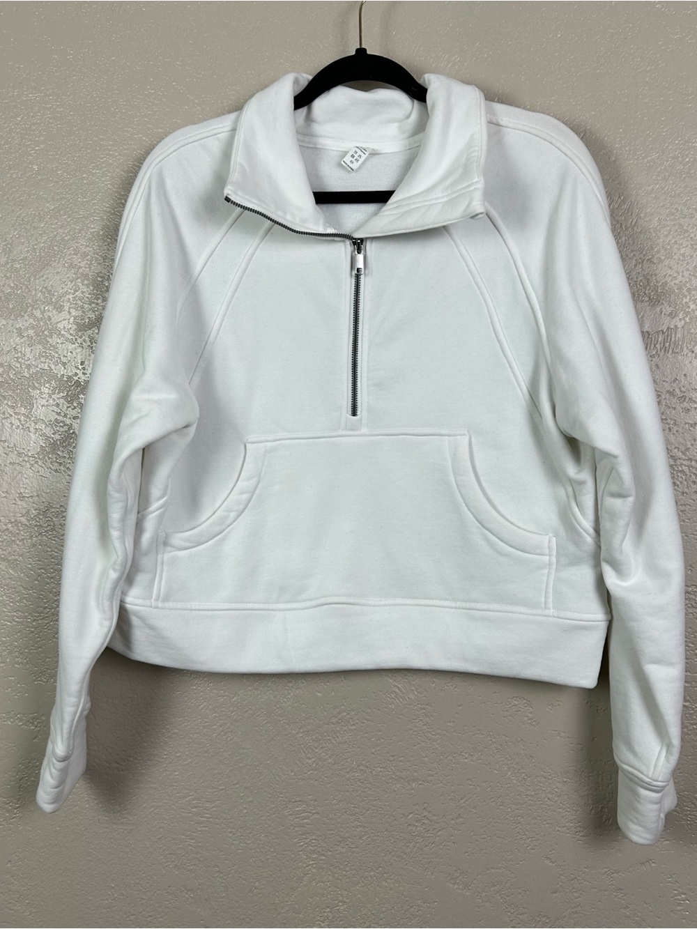 Choose 5 for $30 Urban Outfitters White Half-Zip Pullover Hoodie
